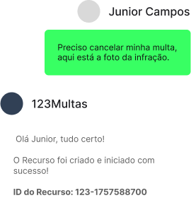 Chat com 123Multas